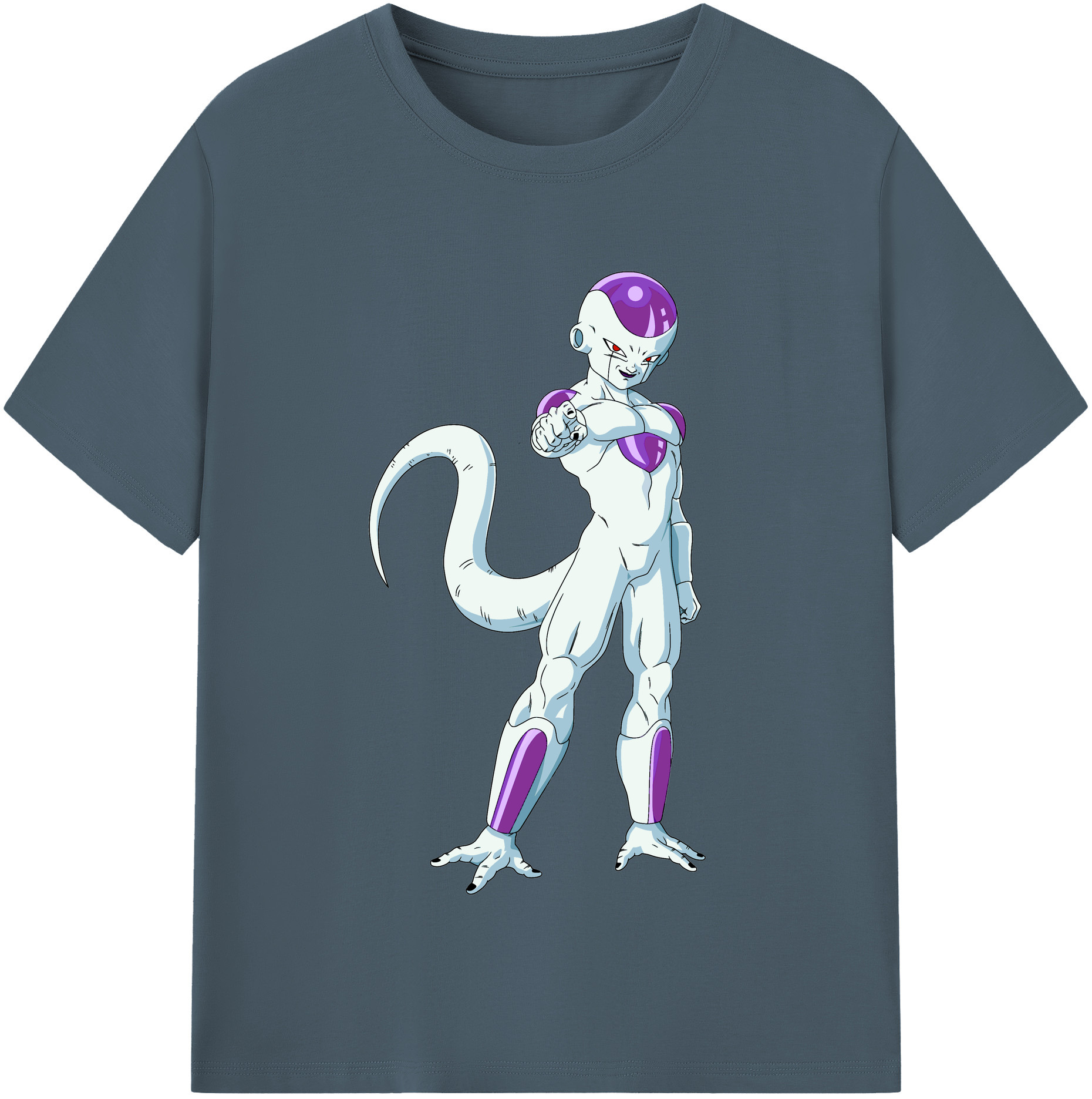 （画像用） ドラゴンボール フリーザ DRAGON BALL Frieza 綿100％半袖Tシャツ（フロントプリント）